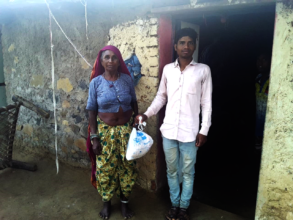 Bhuribai with her Son