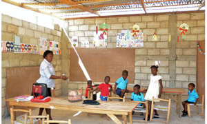 Kindergartners at Source Divine