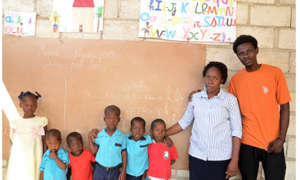 Kindergartners at Source Divine