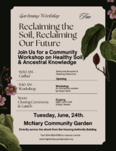 Soil School Promotional Flyer