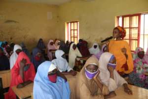 Sensitization on Menstrual Hygiene and COVID19