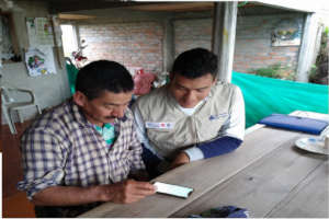 Supports the sale of products of Colombian farmers