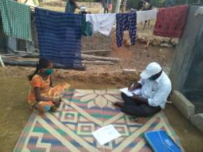 Home visit to community children by SPEED staff