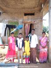 Student of our bridge school and her family
