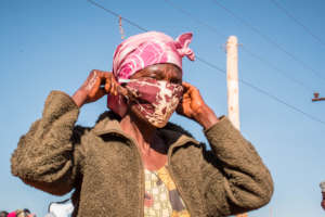 Emergency reusable face masks distribution