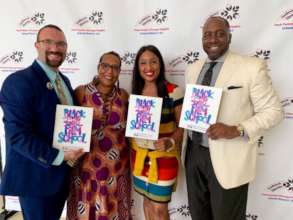 BGFS Executive Director with District 163 Trustees