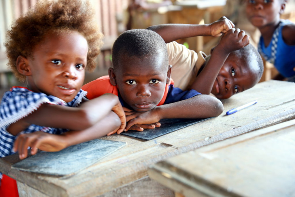 A school for children with no chance for education