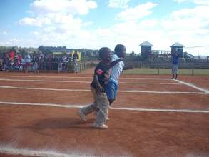 Three legged race at sports day