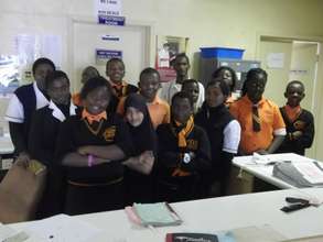 Students and hospital staff