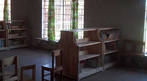 New shelves in the library