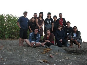 So long from the group at Ostional Beach