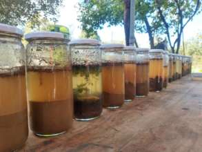 Soil testing with our students