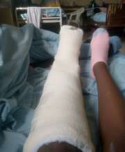 Anne in hospital