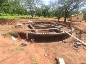 Ablution block foundation laid