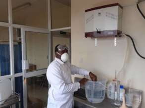 Pharmacist at work