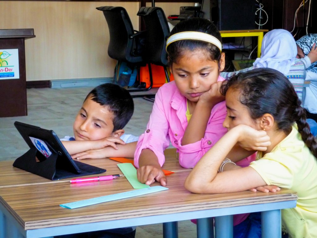 Digital education for Syrian refugee children