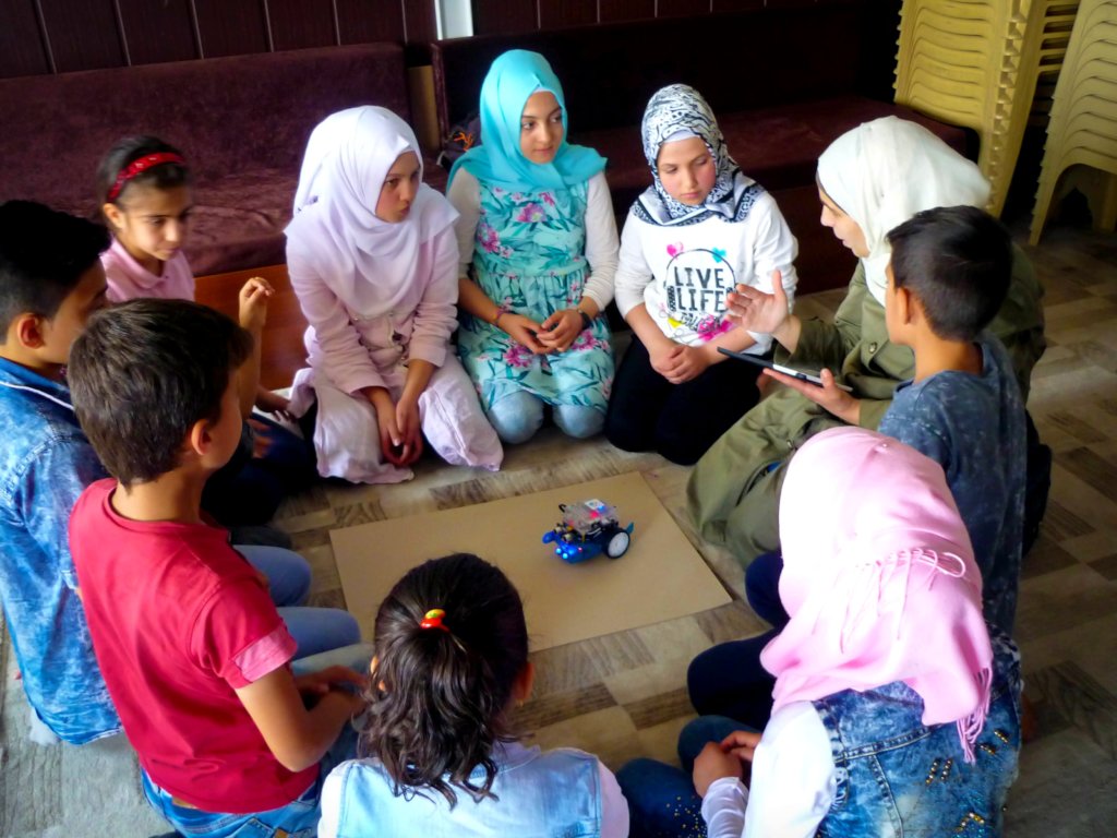 Digital education for Syrian refugee children