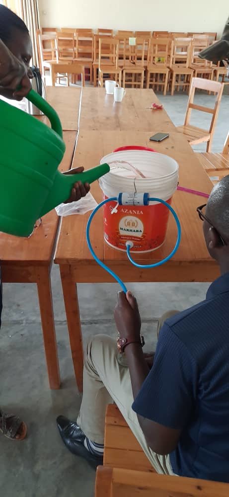 Give clean water filters to 105 vulnerables!