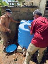 Install 20 water cisterns in rural Puerto Rico