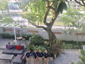 The beautiful courtyard of KOTO Villa