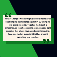 Quote from a Veteran program participant