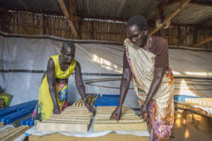 Refugee Women Make Soap