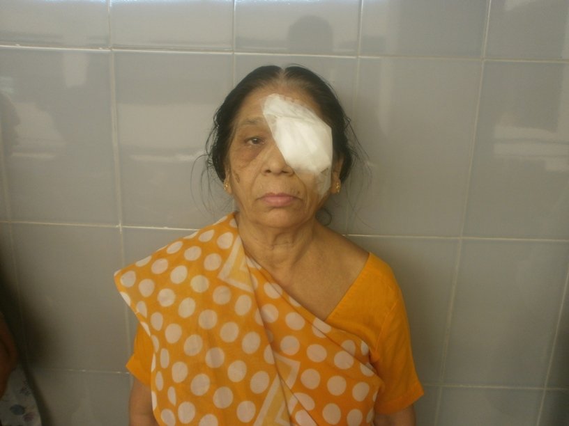 Shardaben can cook her meals again on her own