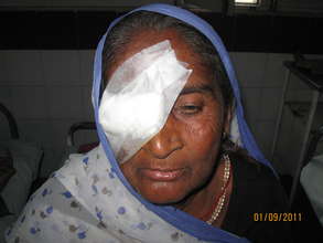 Grateful to donors for the gift of sight