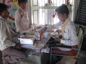 Dispensary during the camp