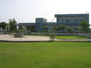 View of hospital with beautiful lawn in the front