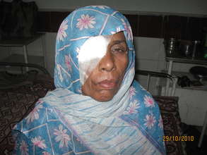 Beneficiary of Eye Surgery