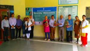 USA Sewa Team in Hospital for inspection