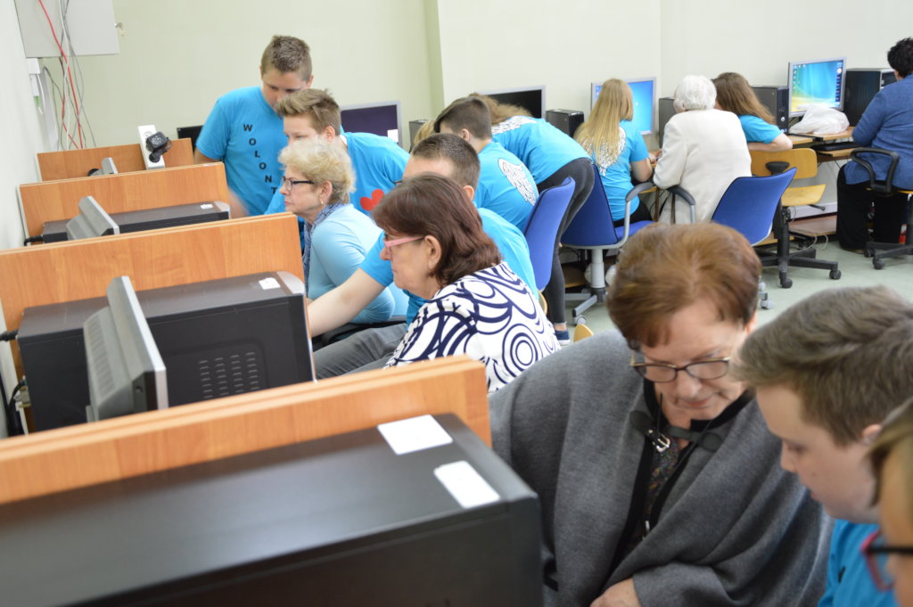 social action organized by youth from Prostki