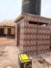 4,000-liter water tank with generator