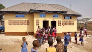 One of the two toilet houses