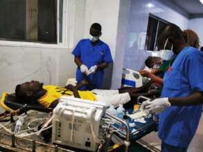 One of our employees after truck accident