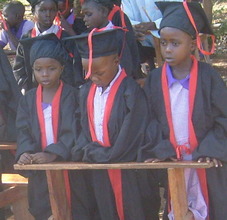 Children graduating from class 1 to pre-unit