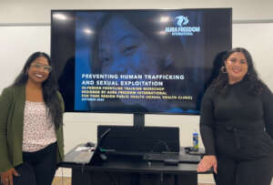 Tashin & Danielle co-facilitating our HT workshop!