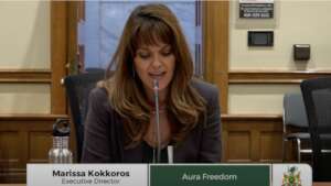 Marissa as an Expert Witness for Bill 173 Study