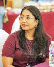 Tashin as a panelist at yet another conference