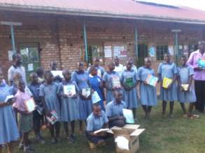 Books Arriving for Sserinya Primary School