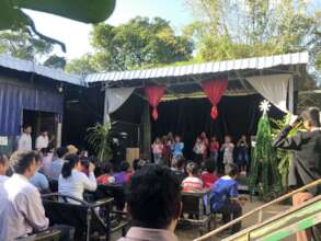 Presenting of children community program