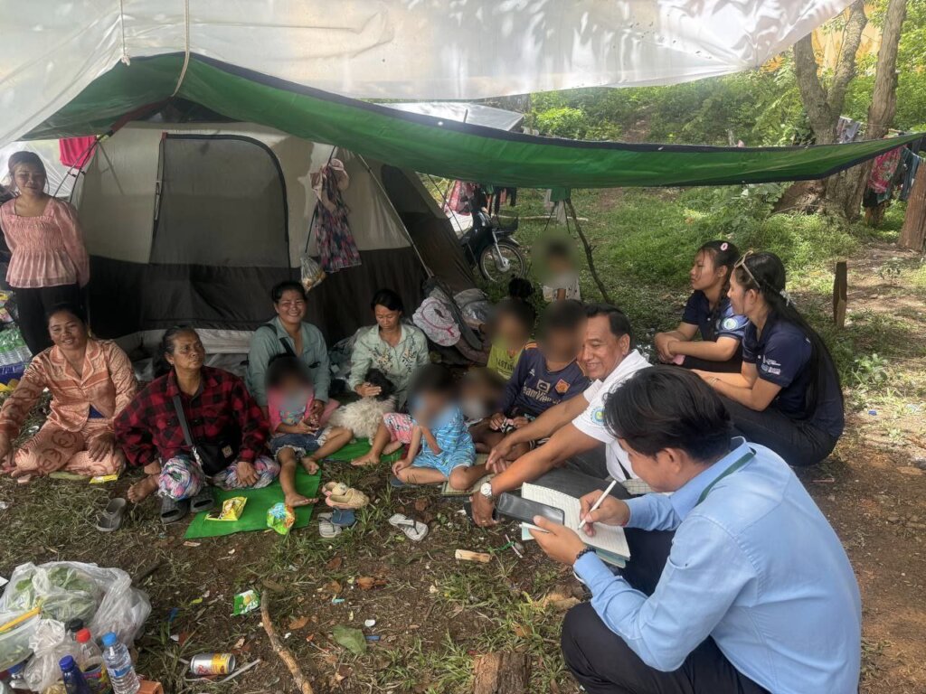 Assessment and supports for evacuated family