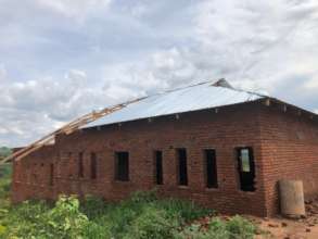 Back view of the school block at Mkanthama school