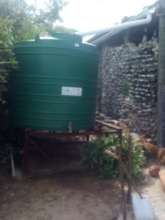 our first actions to save water