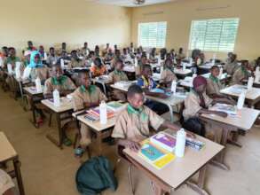 new class with drinking bottles