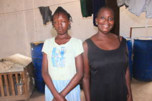 Onike and her mother