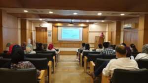 Awareness session at the Indus Hospital