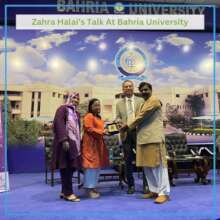 Zahra's panel session at Bahria University