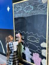 VICM Chalkboard Wall - Kids Ocean Art